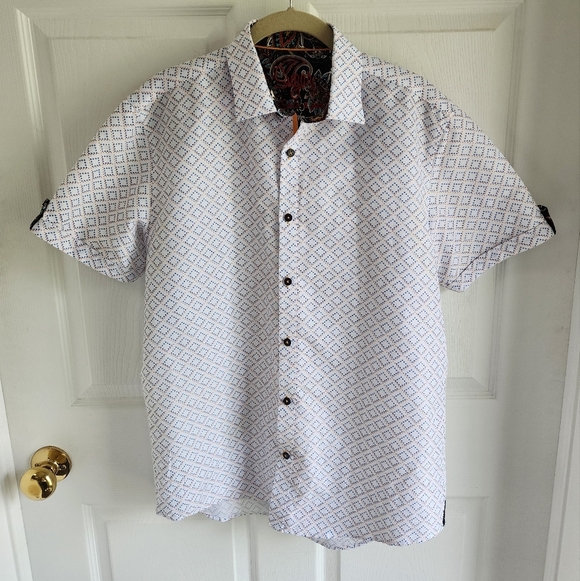 Sugar That Shirt Is Sweet Short Sleeve Button Down Sz Medium - Picture 1 of 7